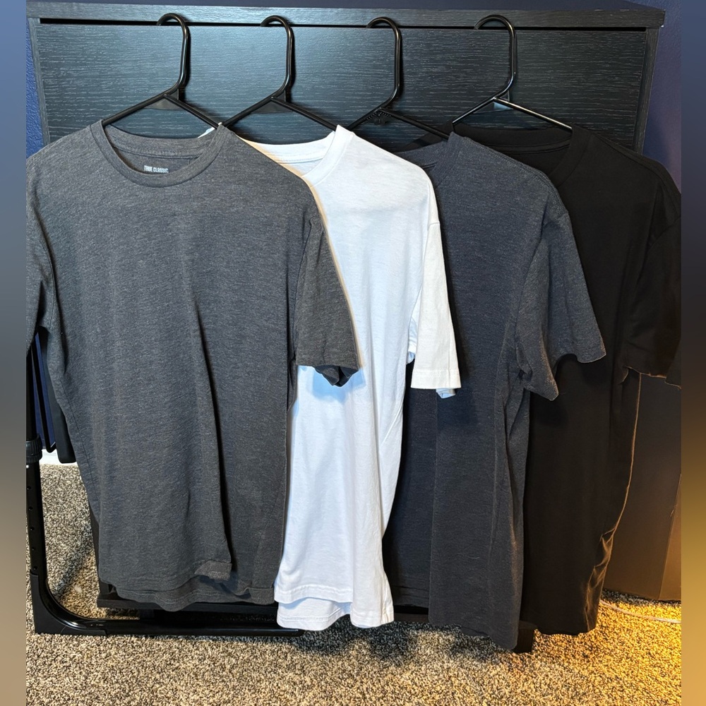 Men's Assorted Color T-Shirt Pack True Classic 4-Pack